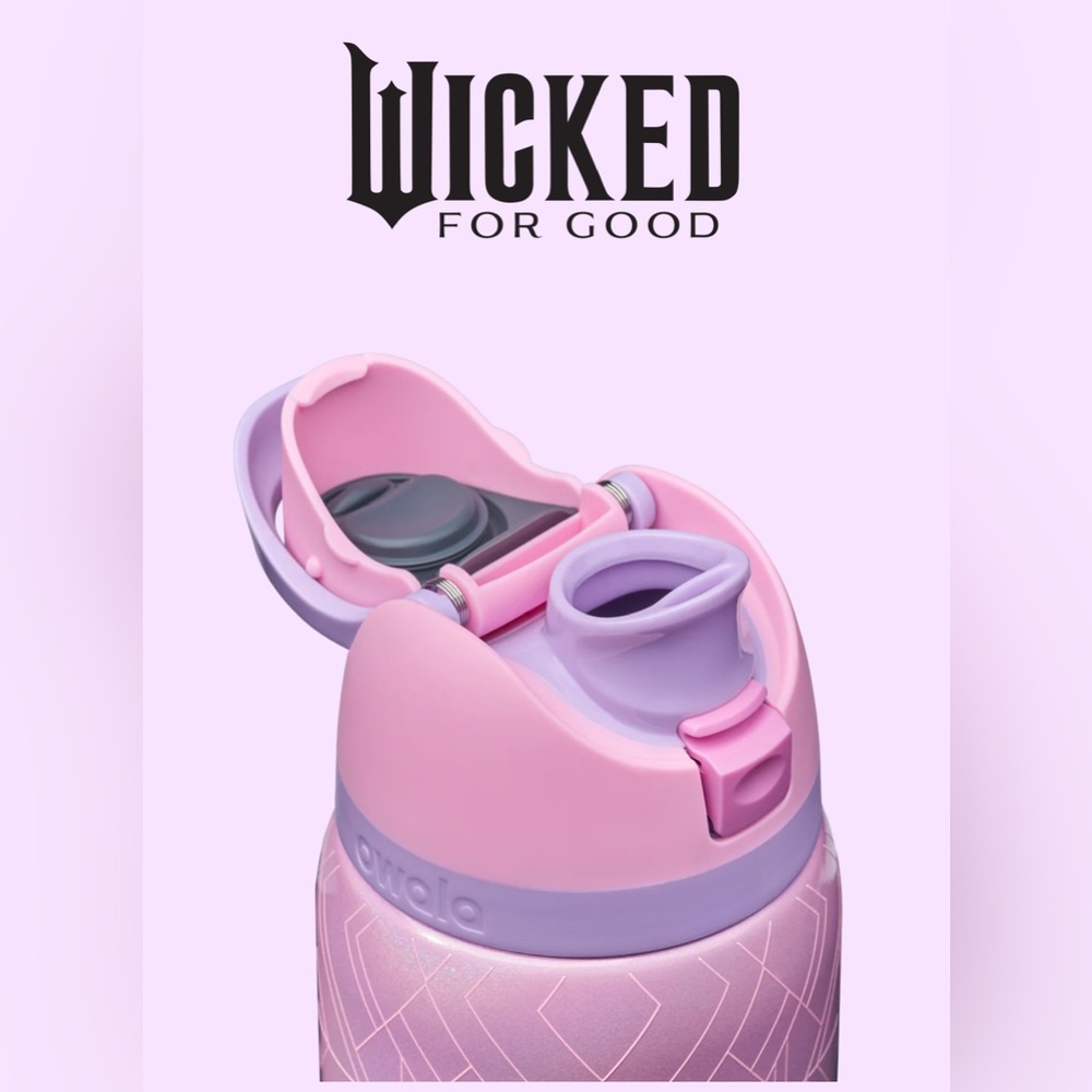 Owala Wicked Glinda 32 Oz Water Bottle - Free Sip - NEW - Picture 2 of 3